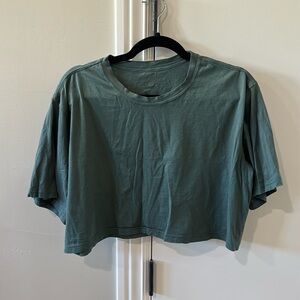 Amazon cropped short sleeve